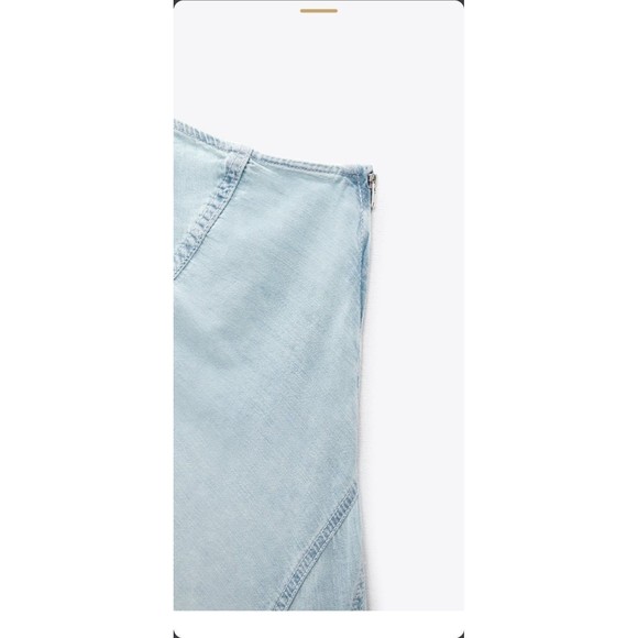 Zara asymmetric denim dress - Picture 14 of 16